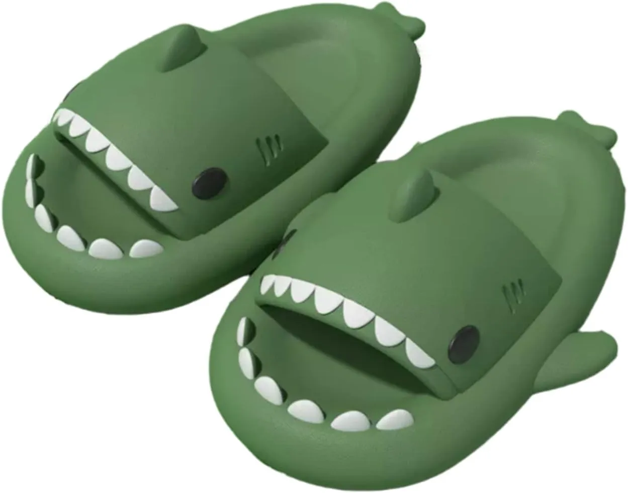 Shark Slides Shark Slippers for Adults and Children, Cute Cloud Pillow Slippers Funny Quick Drying Shower Shoes Shark Sandals Non Slip Slide Indoor Outdoor