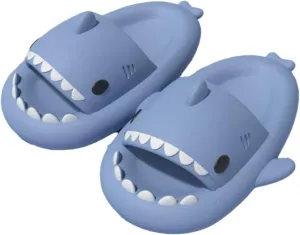 Shark Slides Shark Slippers for Adults and Children, Cute Cloud Pillow Slippers Funny Quick Drying Shower Shoes Shark Sandals Non Slip Slide Indoor Outdoor