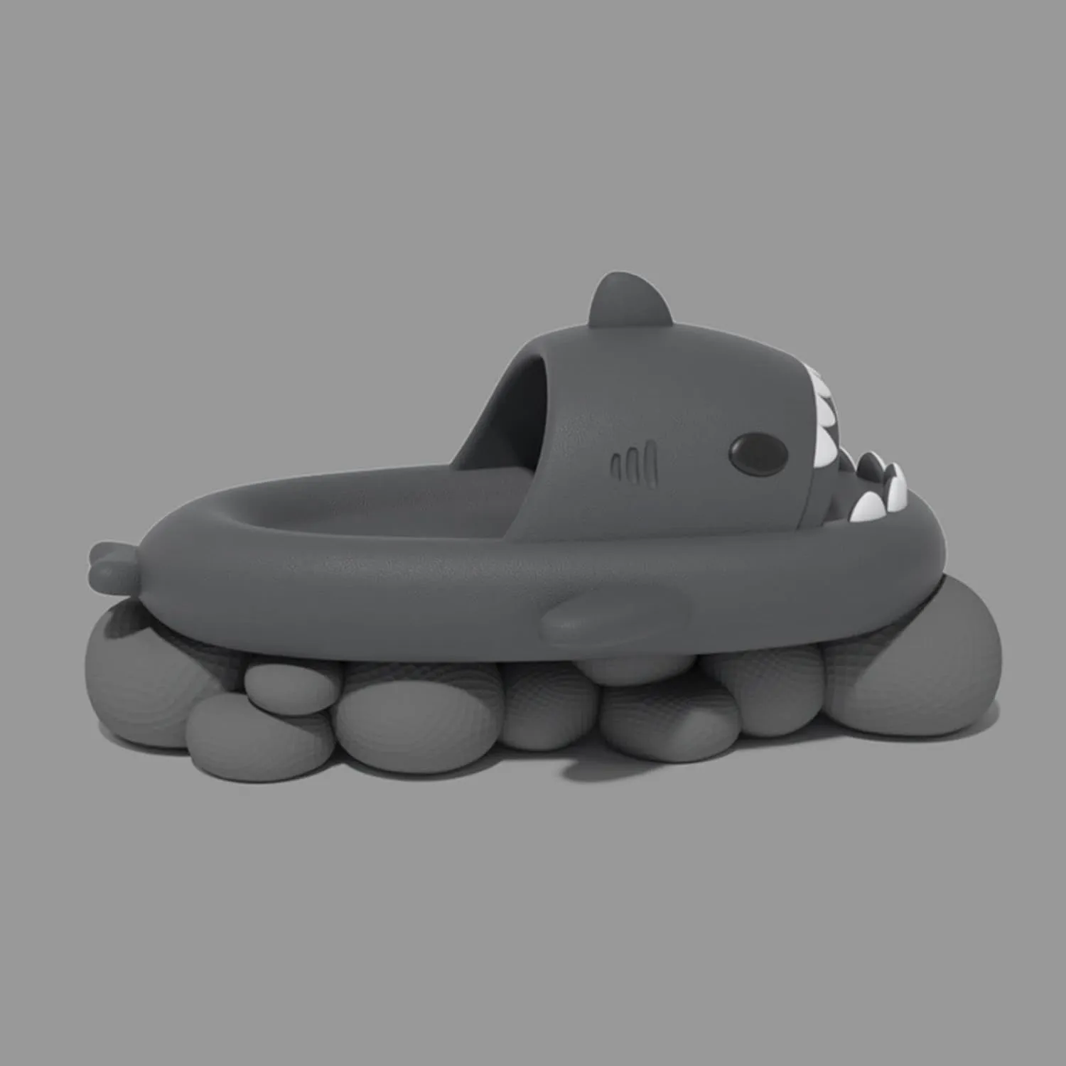 Shark Slides Shark Slippers for Adults and Children, Cute Cloud Pillow Slippers Funny Quick Drying Shower Shoes Shark Sandals Non Slip Slide Indoor Outdoor