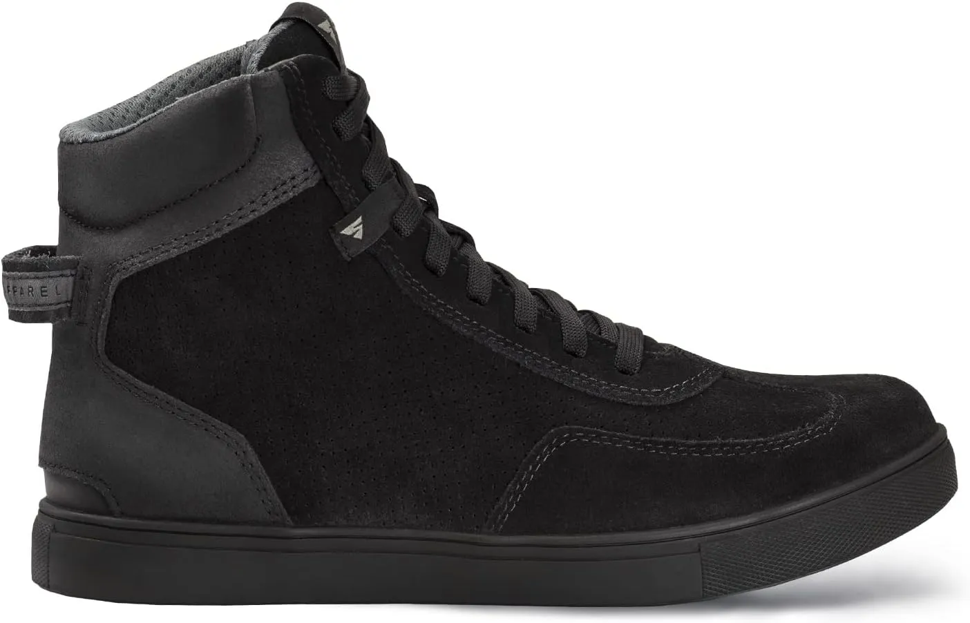 SHIMA SX-2 EVO Men's Motorcycle Shoes/Boots: Reinforced Leather, 4 Colors, TPU & ArmorPlus Ankle Safety, Breathable Suede & 3D Mesh, Anti-Slip Sole (Black, 13)
