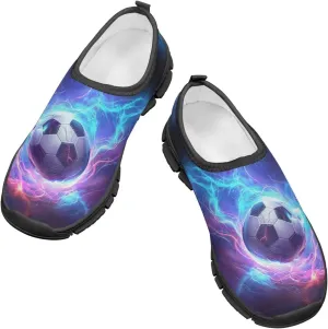 Slip On Sneakers Boys Sport Themed Kids Athletic Tennis Shoes
