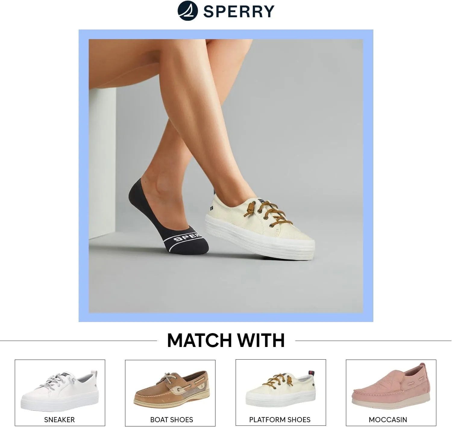 Sperry Women's 5-Pack No Show Sock Liners – Ultra Low Cut, Non-Slip Heel Grip, Soft Nylon, Invisible Socks for Sneakers