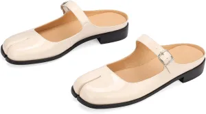 Split Coverd Toe Nainja Women Lofers Adjustable Buckle Mary Janes Mules Slingback Slip On Casual Shoes Flats
