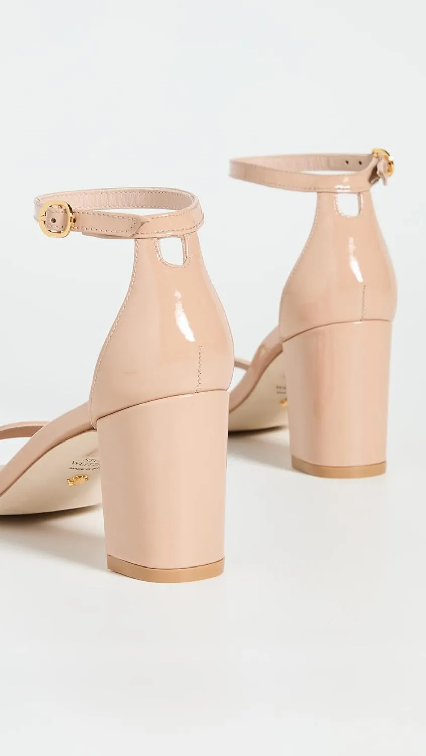 Stuart Weitzman Women's Nudistcurve 75 Block Sandals