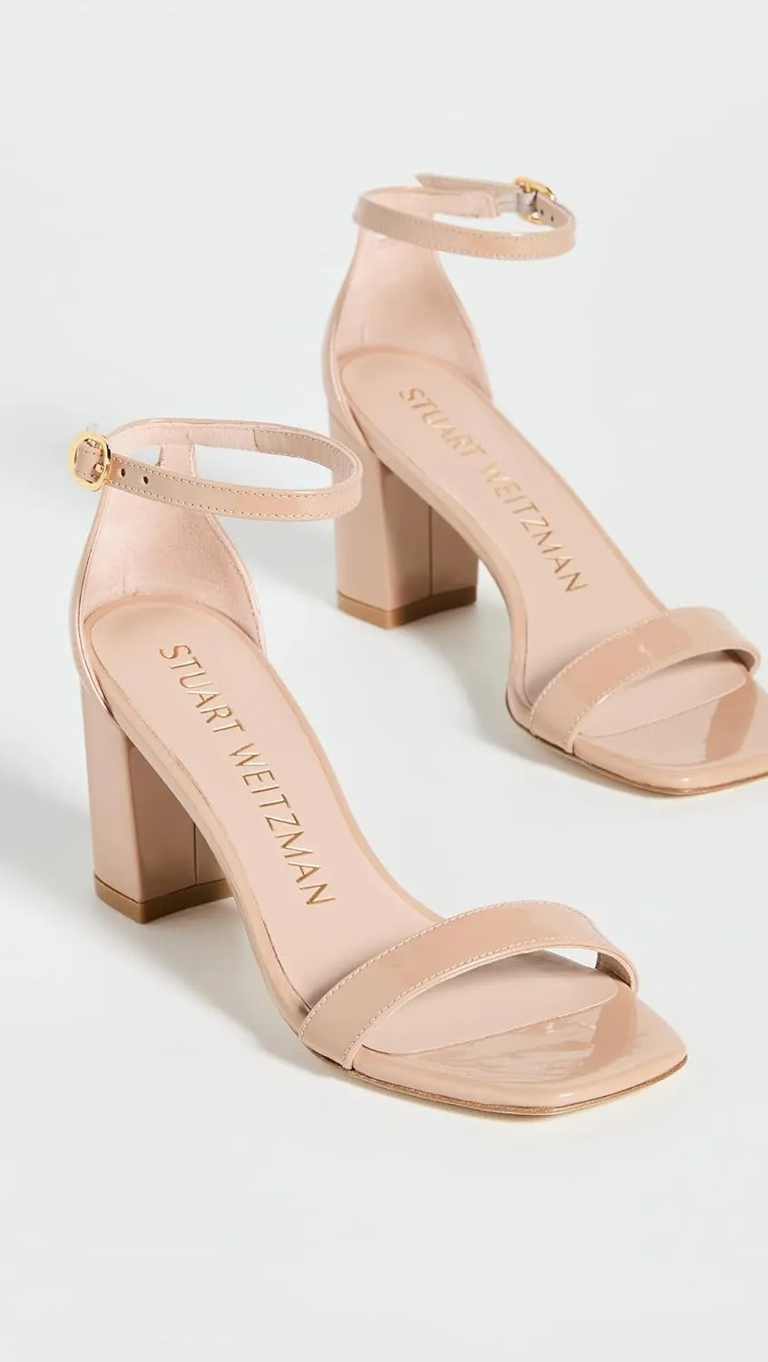 Stuart Weitzman Women's Nudistcurve 75 Block Sandals