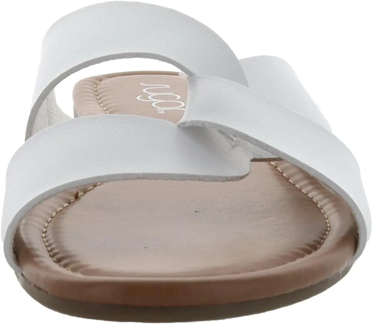 Sugar Women's Outing H Band Sandals with Faux Crocodile Footbed and Studs