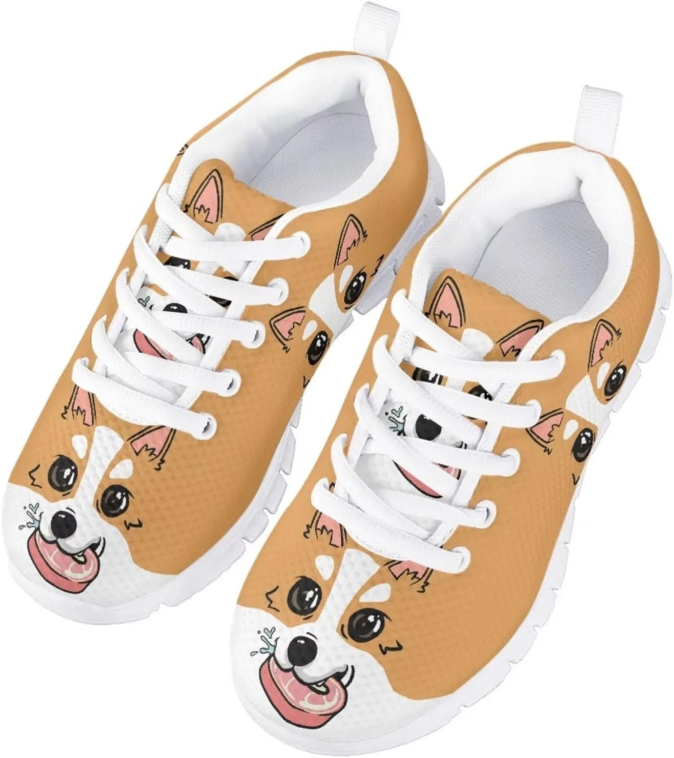 SYtrade Boys Girls Shoes Running/Walking Sports Sneakers White Sole