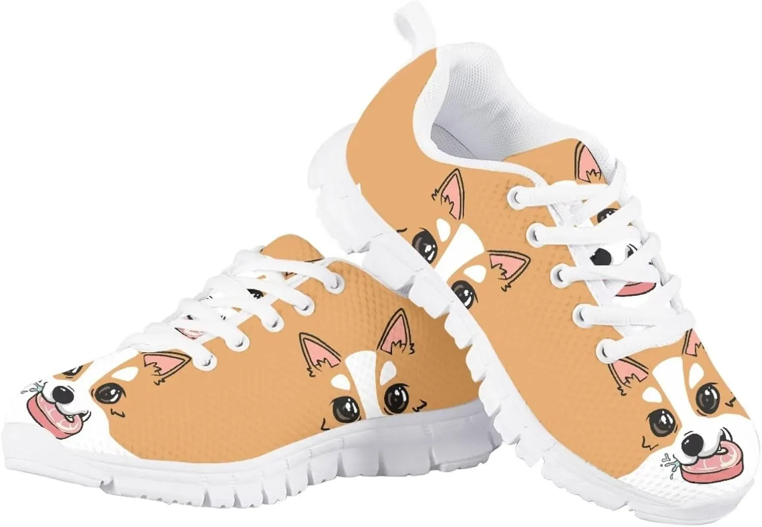 SYtrade Boys Girls Shoes Running/Walking Sports Sneakers White Sole