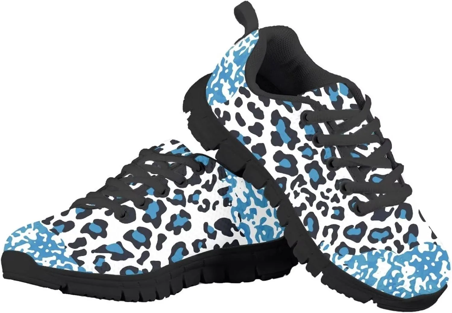 SYtrade Girls Athletic Shoes Kid's Lace-up Running Shoe Black Sole