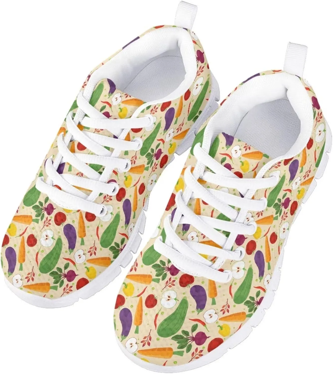 SYtrade Girls Slip-On Sneakers Lace-up Tennis Shoes Kids Athletic Shoes
