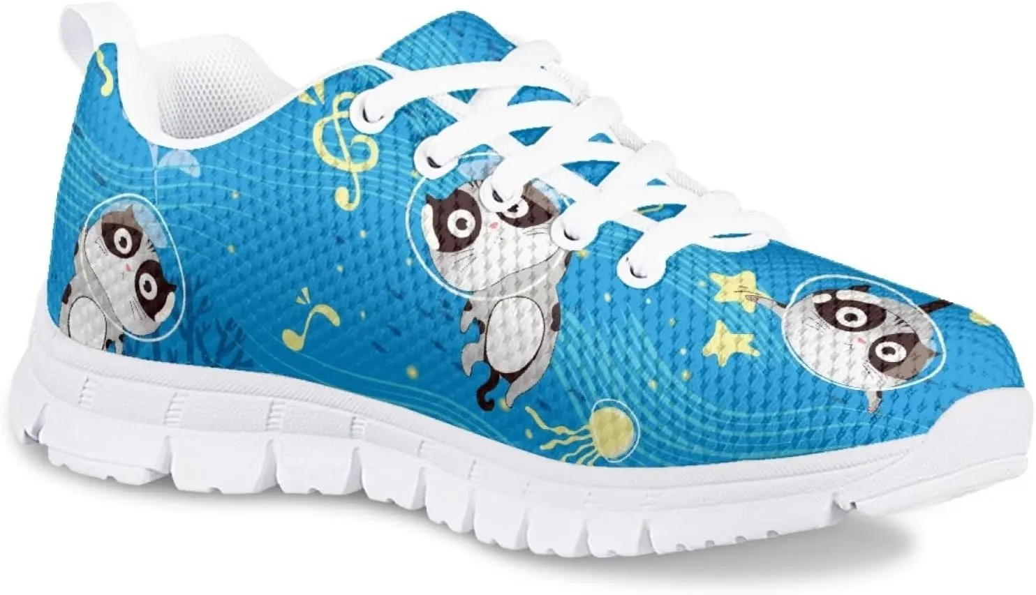 SYtrade Kids Girls Running Shoes Walking Sports Sneakers White Sole