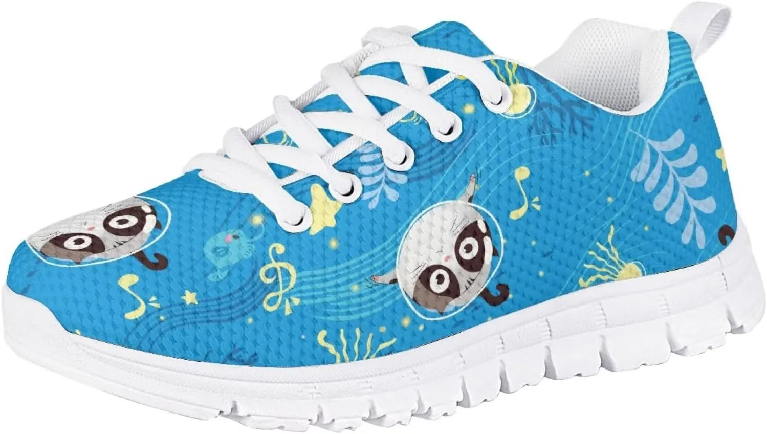 SYtrade Kids Girls Running Shoes Walking Sports Sneakers White Sole