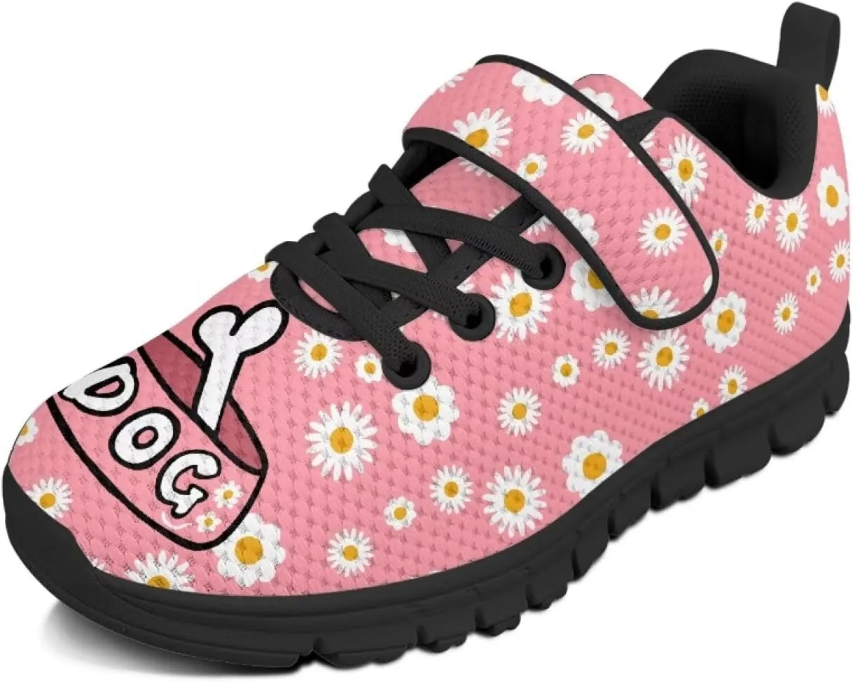 Tennis Shoes for Boys Girls Slip On Strap Athletic Running Shoes Sneaker Wide Barefoot School Sneakers for Children/Big Kids/Toddler US 11-15