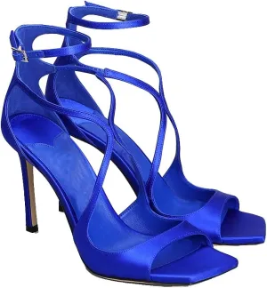 THESHY Women's Heeled Sandals Ankle Strap Buckles Stilettos Open Toe Pumps Cross Strap High Heels Fashion Dress Shoes