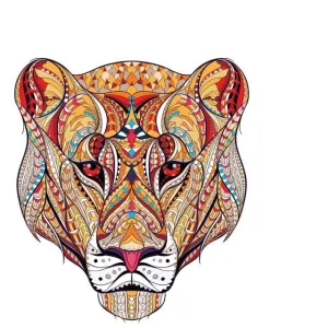 Tiger 'Merigold Boho' 3D Wood Jigsaw Puzzle