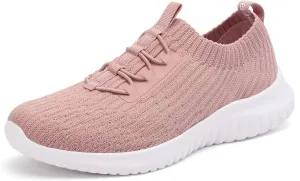 TIOSEBON Women's Lightweight Walking Shoes Breathable Casual Running Slip-On Sneakers