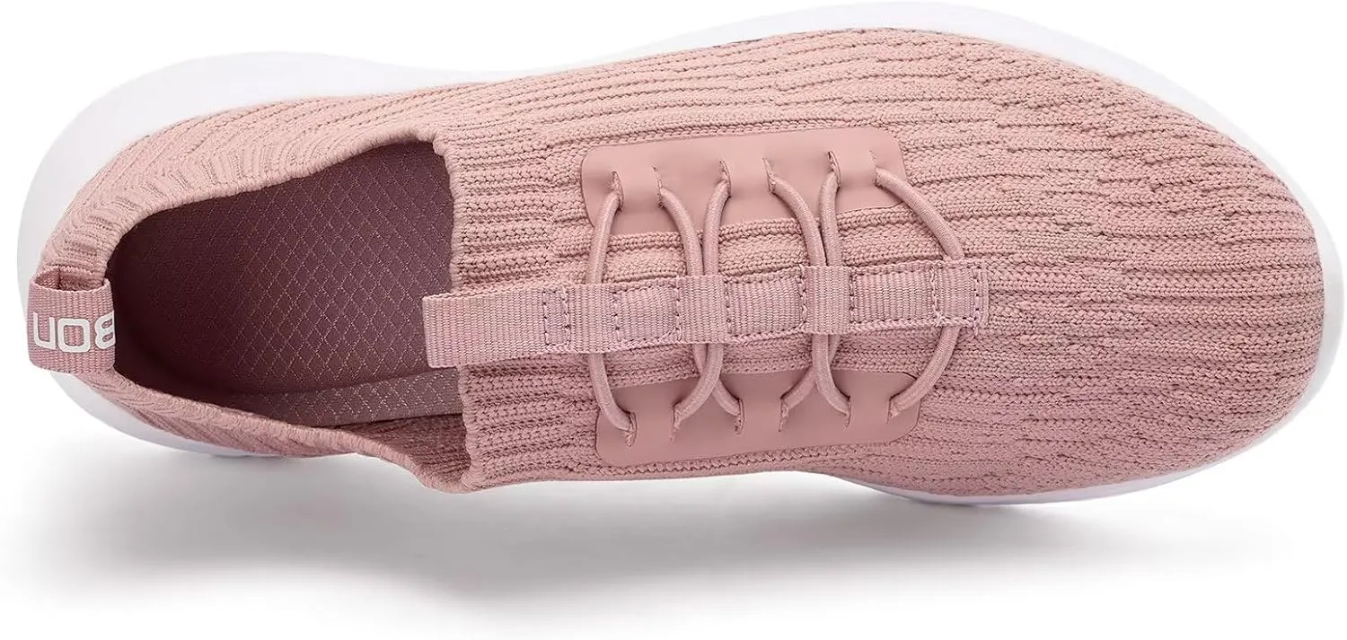 TIOSEBON Women's Lightweight Walking Shoes Breathable Casual Running Slip-On Sneakers