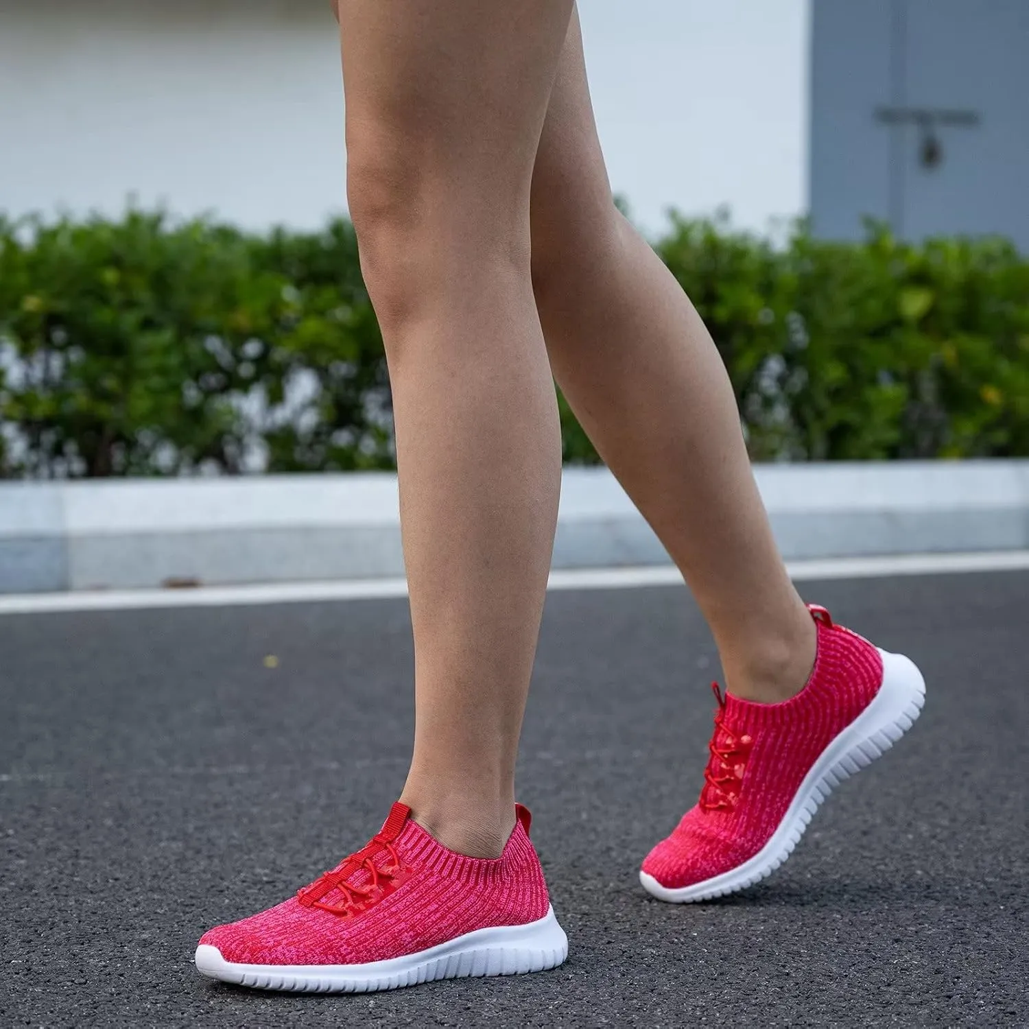 TIOSEBON Women's Slip On Walking Shoes Lightweight Casual Running Sneakers