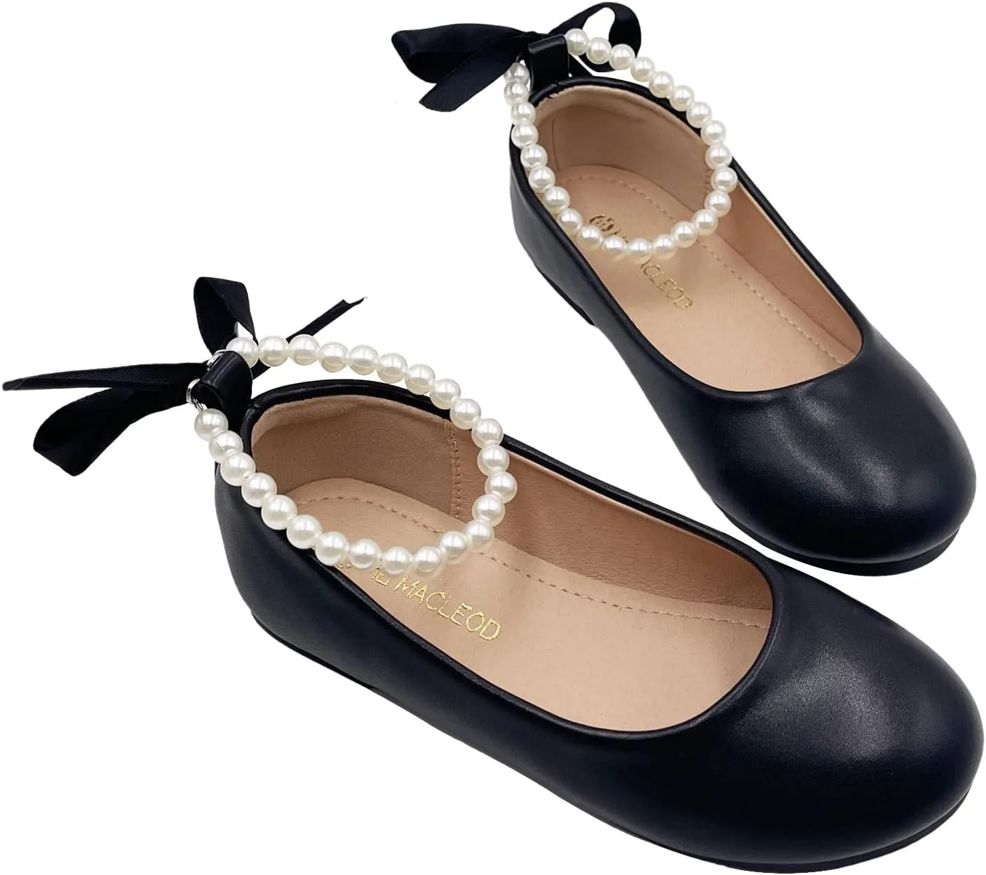 Toddler Flower Girl's Dress Shoes Mary Jane Ballet Shoes for Party,School, Birthday,Performance,Wedding