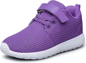 TOEDNNQI Boys Girls Sneakers Kids Lightweight Breathable Strap Athletic Running Shoes for Toddler/Little Kid/Big Kid