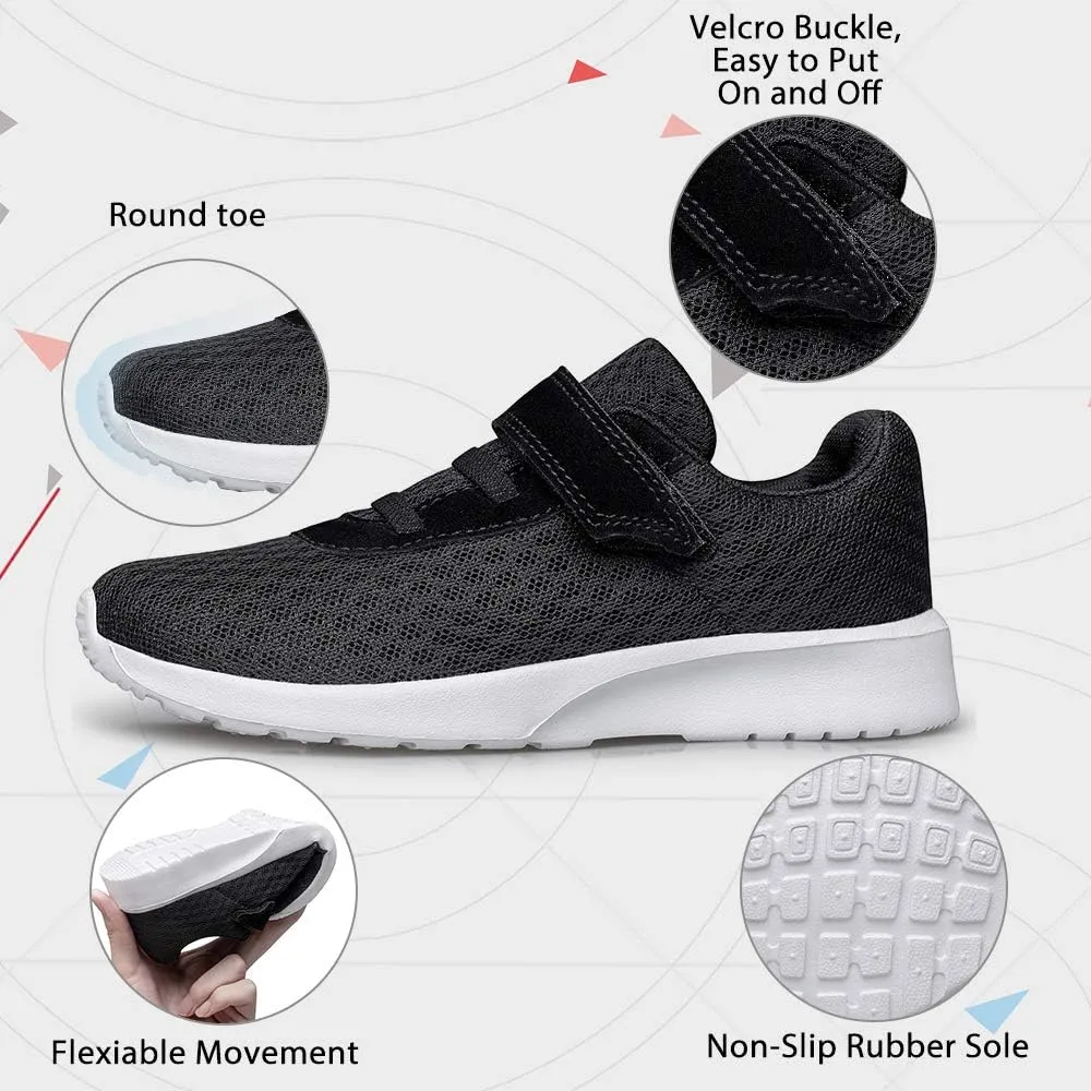TOEDNNQI Toddler/Little Kid Boys Girls Sneakers Kids Lightweight Breathable Strap Running/Walking Tennis Sport Shoes