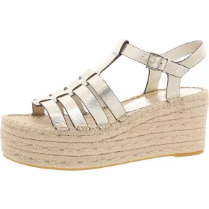 Tory Burch Womens      Strappy Leather Espadrilles