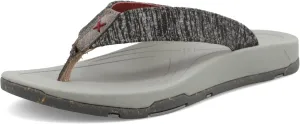 Twisted X Women's Sandal, Round Toe, Dark Grey, 8 M