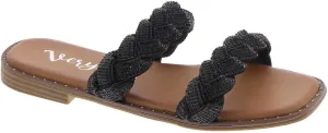 Very G Gypsy Jazz Womens Twisty Rhinestone Top Fashion Sandal