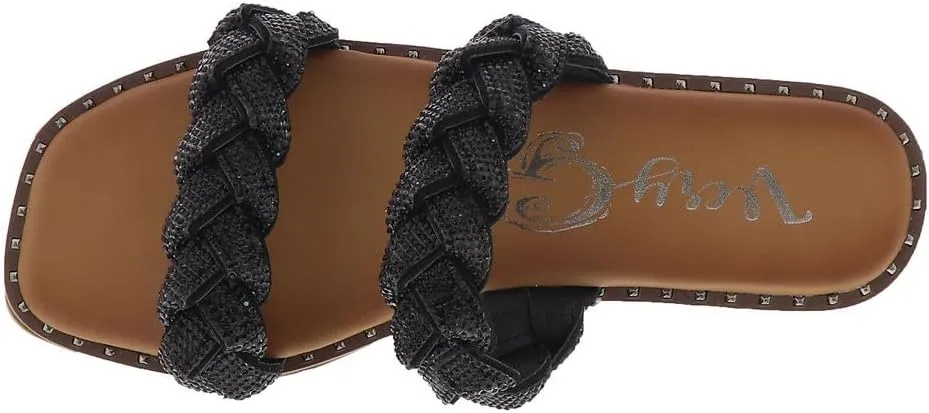 Very G Gypsy Jazz Womens Twisty Rhinestone Top Fashion Sandal