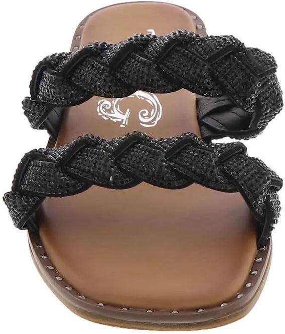 Very G Gypsy Jazz Womens Twisty Rhinestone Top Fashion Sandal