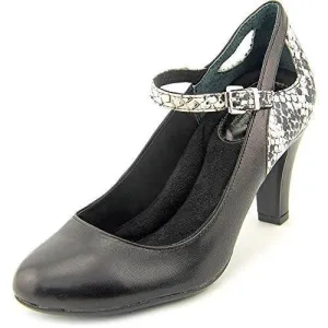 Vinaa Closed Toe Ankle Strap Mary Jane Pumps Blackwhite Size 8