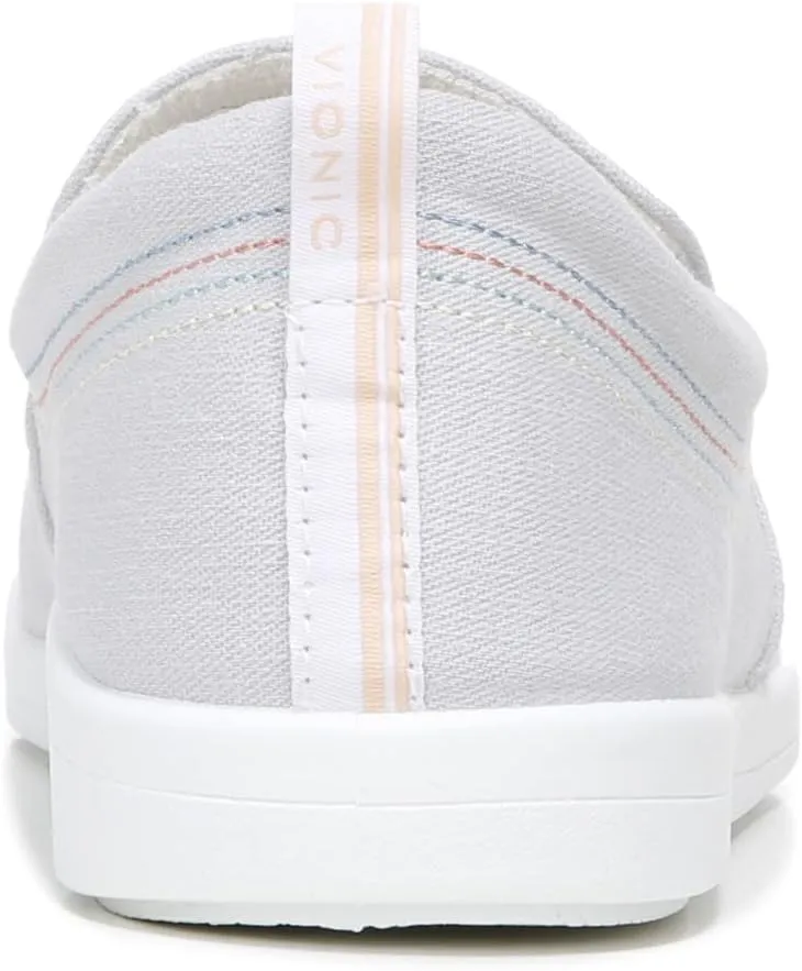 Vionic Beach Marshall Slip On Sneakers for Women-Sustainable Shoes That Include Three-Zone Comfort with Orthotic Insole Arch Support, Machine Wash Safe- Sizes 5-11