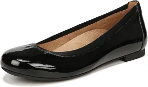 Vionic Women’s Ballet Flat Anita- Supportive Round Toe Dress Shoes That Include a Built-in Arch Support Insole That Corrects Pronation and Helps Heel Pain Relief, Plantar Fasciitis, Sizes 5-12