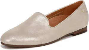Vionic Women’s North Willa Comfort Flats- Supportive Slip-On Walking Flats with Arch Support Gold Metallic Leather 5 Medium