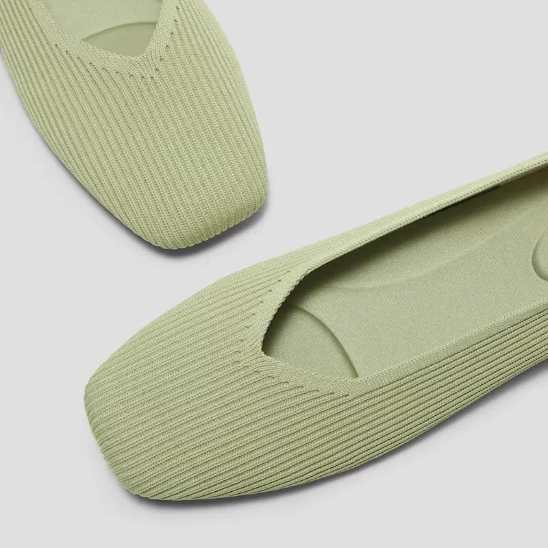 VIVAIA Margot 2.0 Women's Casual Flats Slip on Washable Ballet Flats Shoes Comfortable Square-Toe Style