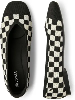 VIVAIA Margot 2.0 Women's Casual Flats Slip on Washable Ballet Flats Shoes Comfortable Square-Toe Style