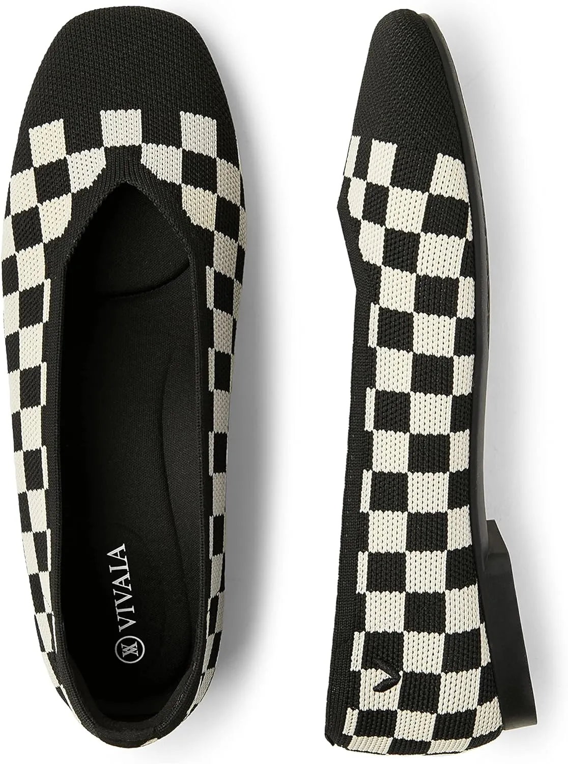 VIVAIA Margot 2.0 Women's Casual Flats Slip on Washable Ballet Flats Shoes Comfortable Square-Toe Style