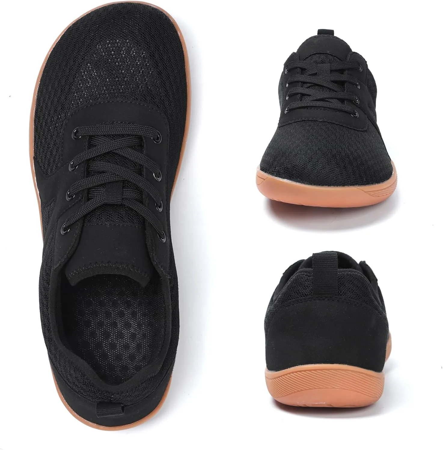 Walking Shoes for Men Wide Toe Zero Drop Extra Wide Width Sneakers Adult Minimalist Barefoot Shoes Men for Running Walking Fishing Hiking Fitness