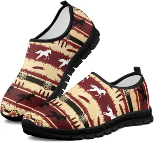 Western Aztec Slip on Shoes for Men Casual Sport Shoes Hands Free Shoes No Laces Casual Loafers Running Sneakers