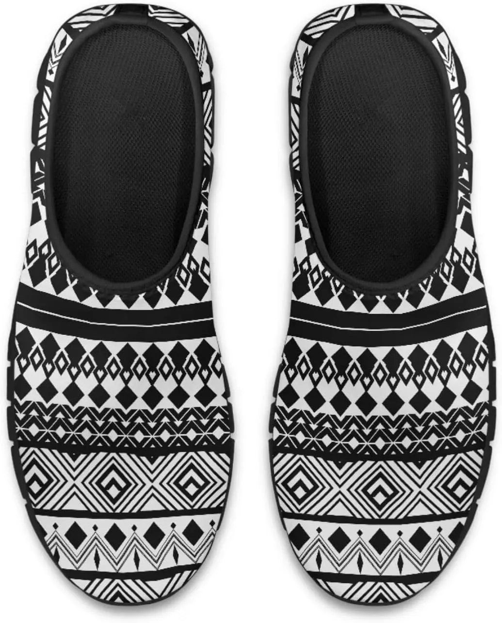 Western Aztec Slip on Shoes for Men Casual Sport Shoes Hands Free Shoes No Laces Casual Loafers Running Sneakers