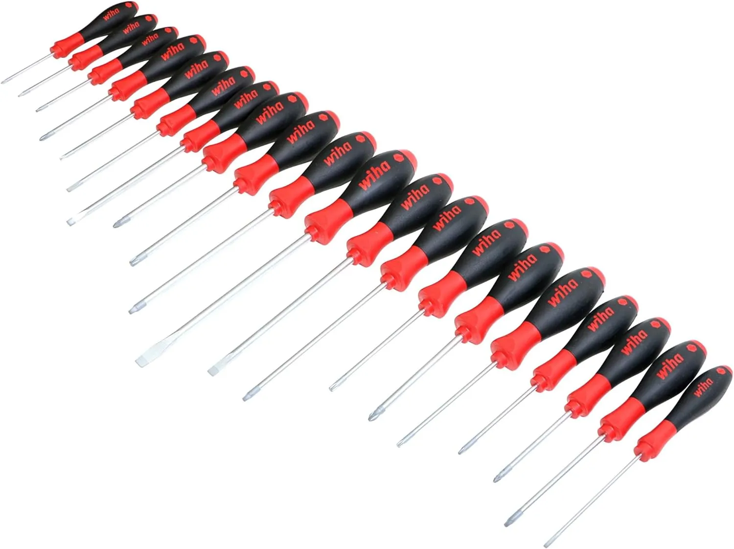 Wiha 30299 Pro Tool Set with SoftFinish Grip, 20 Piece