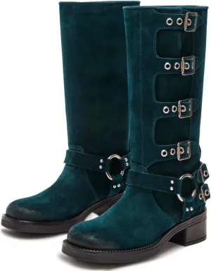 Women Low Chunky Heel Ankle Booties Round Toe Side Zipper Short Boots Vintage 1 inch Block Heel Ankle Boots Distressed Slouchy Short Boots Mid Calf Retro Casual Comfy 4-11 M US