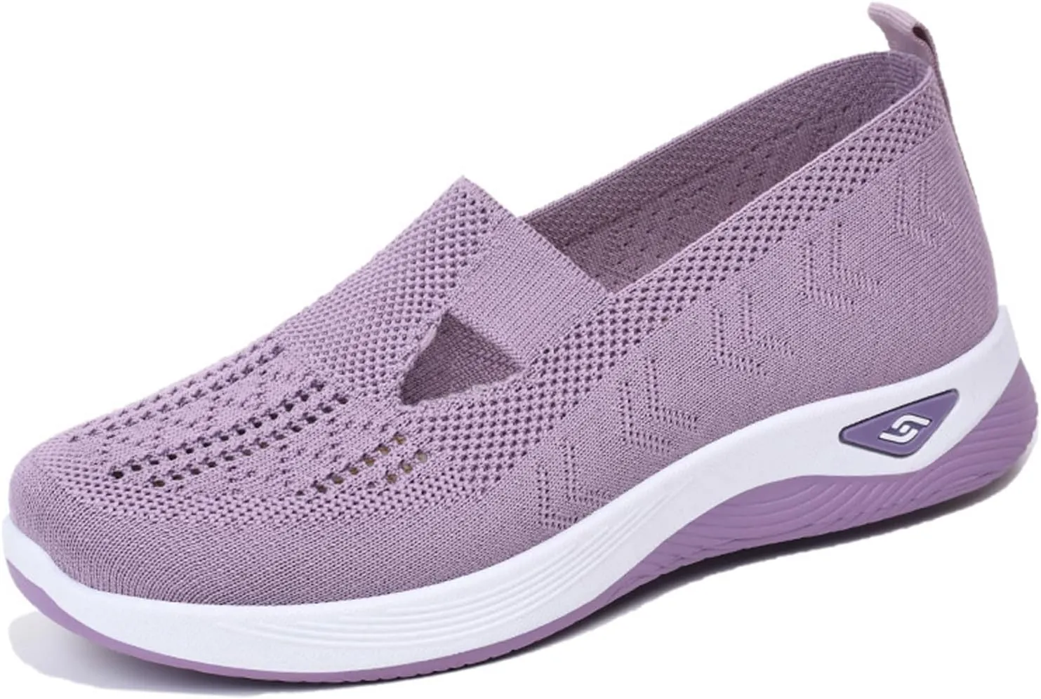 Women's Athletic Hiking Barefoot Shoes Woven Orthopedic Breathable Soft Shoes Hands Free Slip in Sneakers for Walking Trave