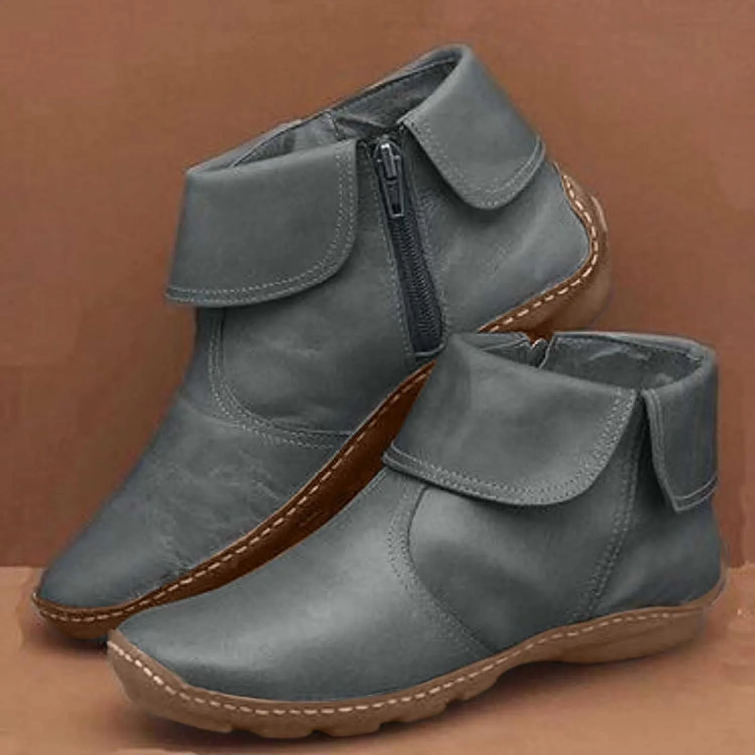 Womens Boots Ankle Ankle Rain Boots Pointed Toe Booties for Women Women Dress Low Heel Womens Western Leather Booties and Ankle Boots Womens Black Ankle Mid Calf Boots Low Heel