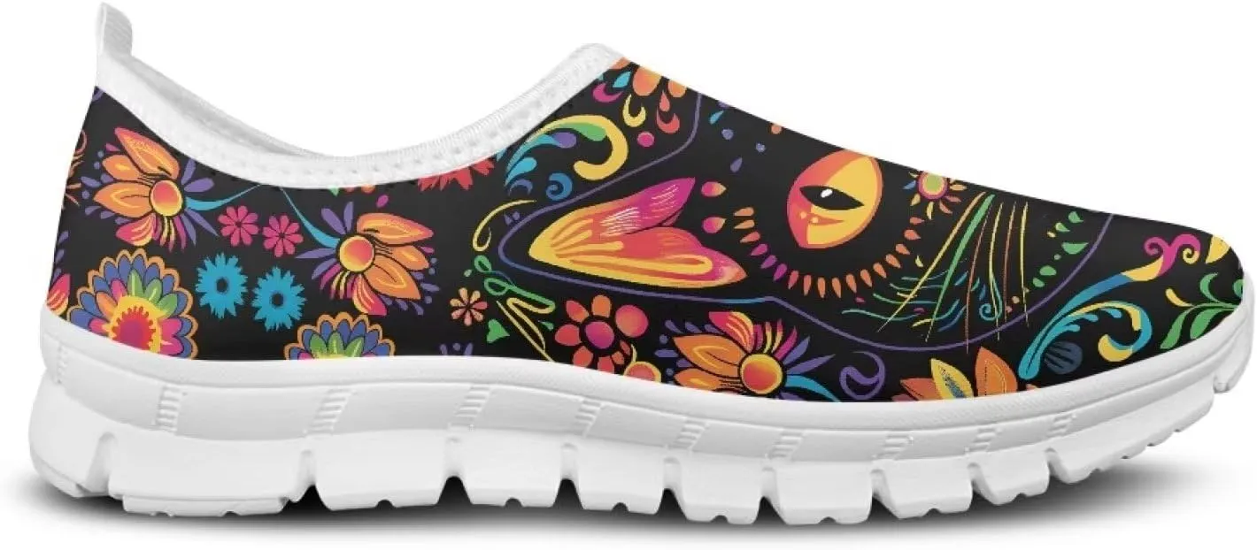 Women's Lightweight Slip On Casual Loafers Breathable Ladies Travel Walking Running Shoes Non Slip Fashion Sneakers