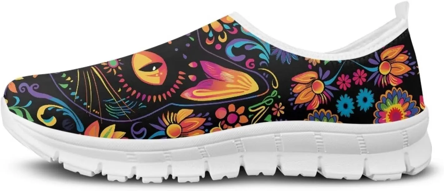 Women's Lightweight Slip On Casual Loafers Breathable Ladies Travel Walking Running Shoes Non Slip Fashion Sneakers