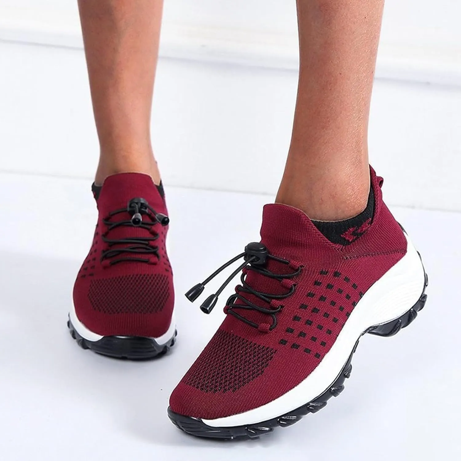 Womens Running Shoes Lightweight Tennis Shoes Slip On Walking Sneakers Non Slip Athletic Shoes Comfortable Walking Shoes