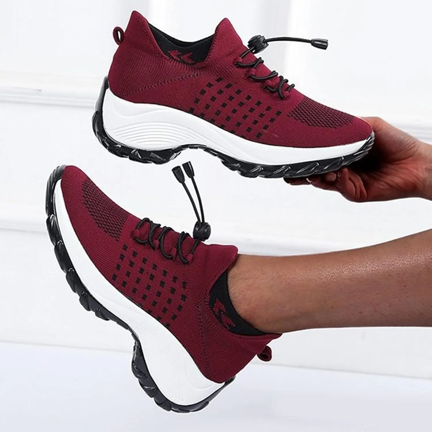 Womens Running Shoes Lightweight Tennis Shoes Slip On Walking Sneakers Non Slip Athletic Shoes Comfortable Walking Shoes