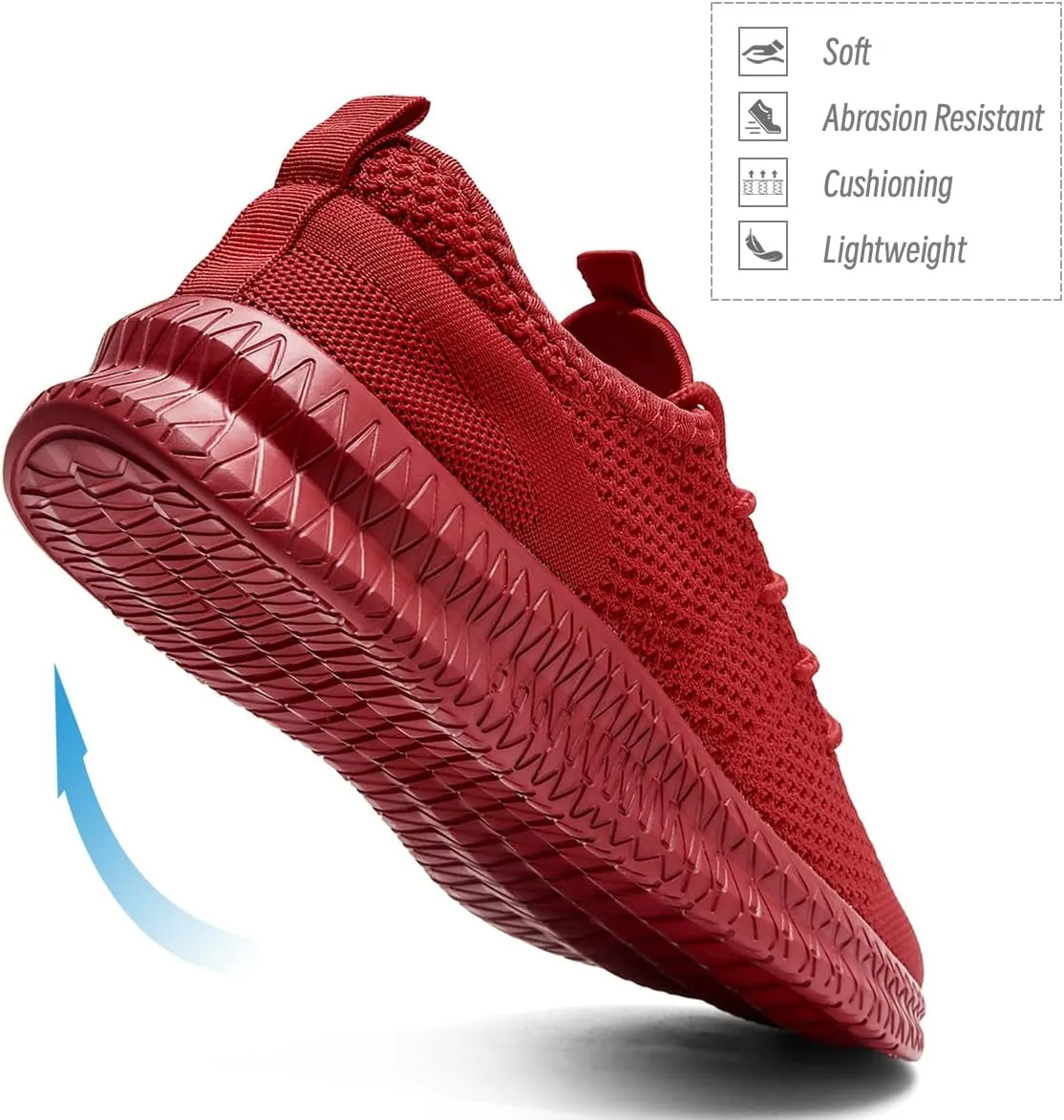 Womens Walking Running Shoes Sneakers Slip On Sport Tennis Athletic Gym Shoes Casual Fashion Lightweight Breathable Non Slip Workout Workout Trainers Shoe