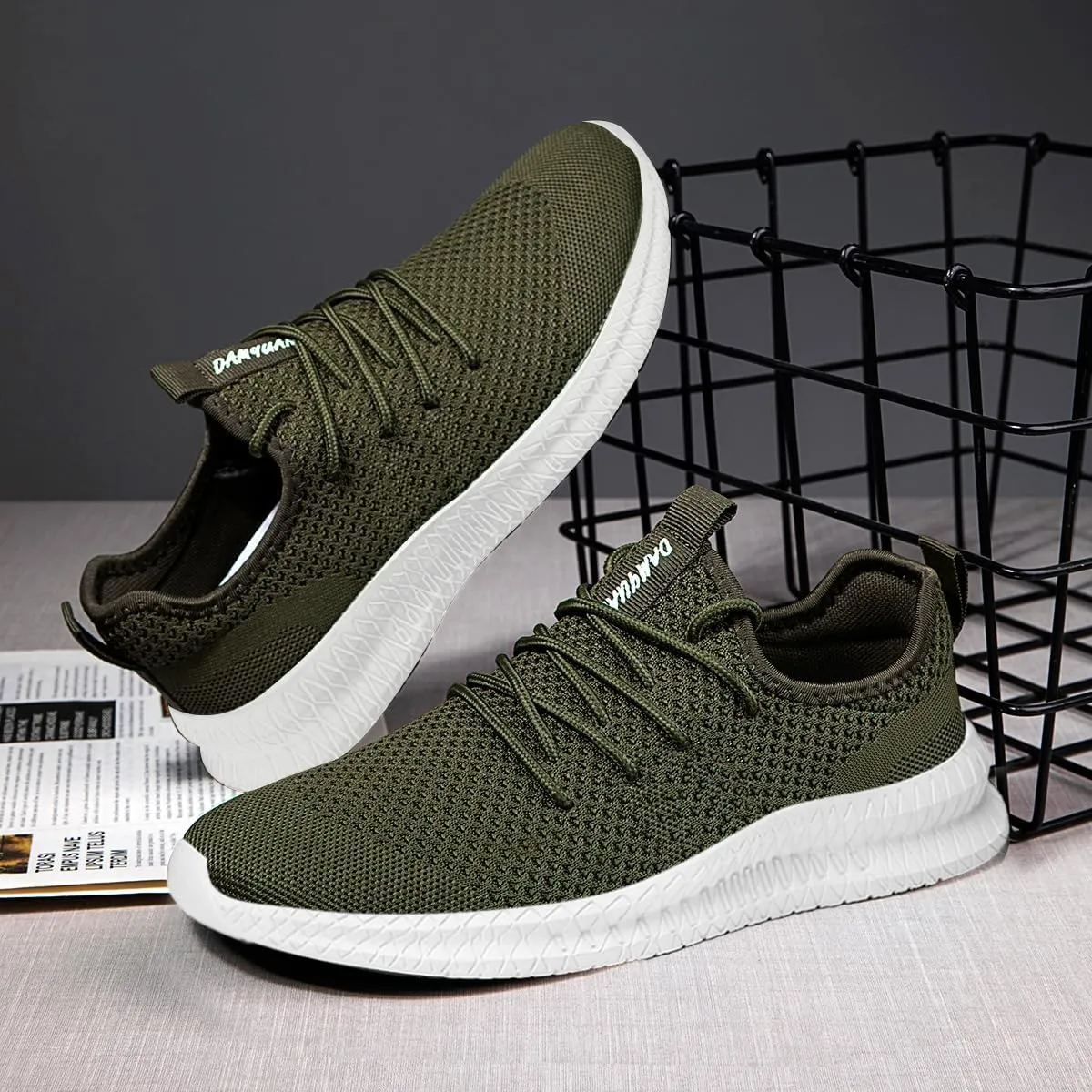 Womens Walking Running Shoes Sneakers Slip On Sport Tennis Athletic Gym Shoes Casual Lightweight Breathable Non Slip Workout Fashion Workout Trainers Shoe